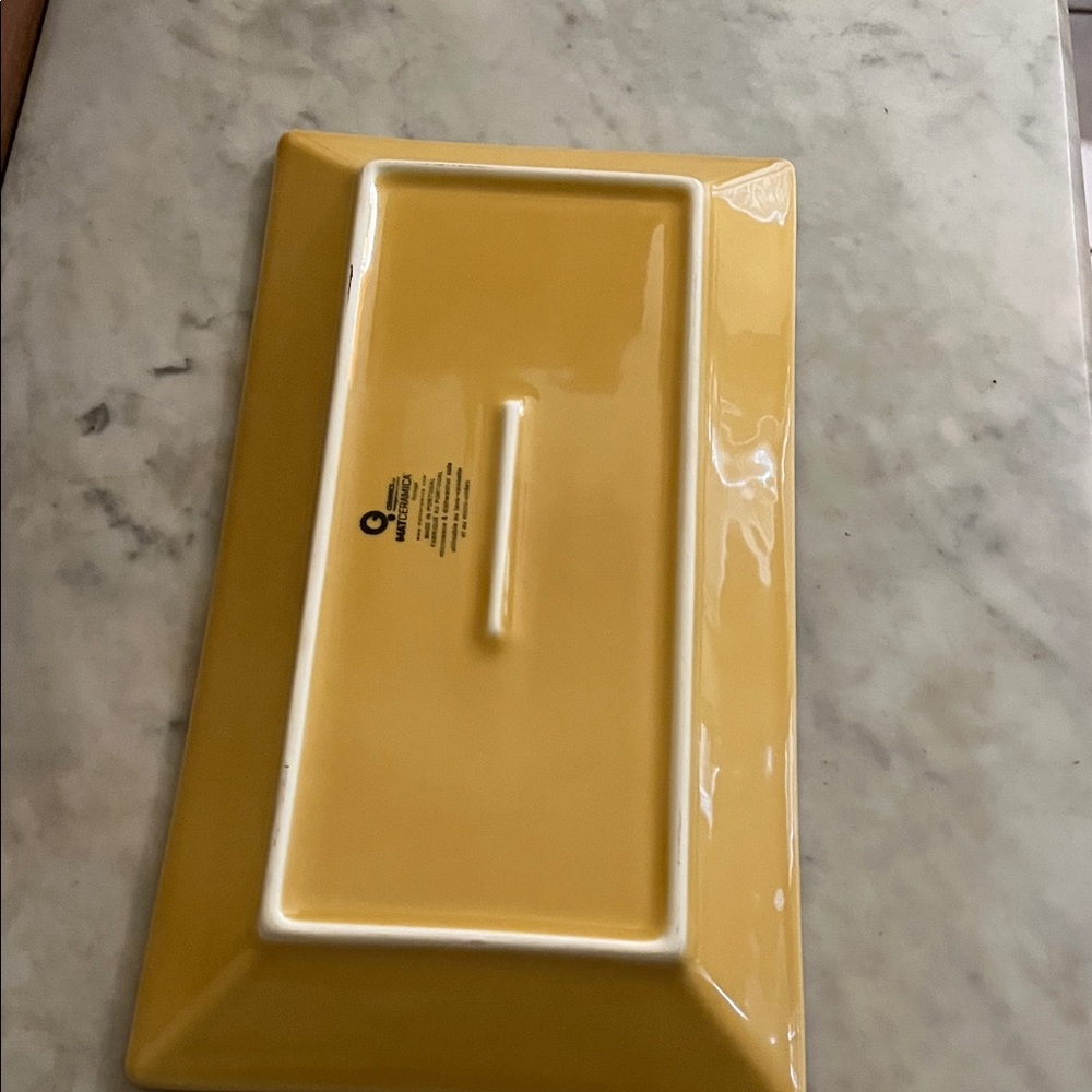 Yellow Rectangular Serveware Tray - Picture 8 of 8